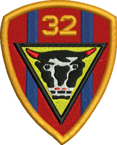 32 Engineer Regt Embroidered Badge